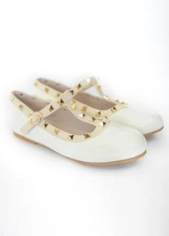VICTORIA SHOE WHITE PATENT -Trish Scully Dresses Outlet Store 003
