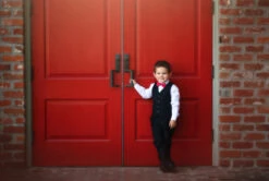 BOYS SAVILLE ROW BLACK TUXEDO 3PC. SET -Trish Scully Dresses Outlet Store 1 4