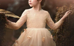 MARIPOSA GOWN CHAMPAGNE 6 MARIPOSA GOWN CHAMPAGNE -Trish Scully Dresses Outlet Store 122 3