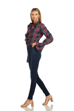 MARGOT BLOUSE STEWART TARTAN 12 MARGOT BLOUSE STEWART TARTAN -Trish Scully Dresses Outlet Store 133 6