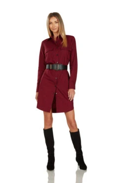 TINLEY BUTTON FRONT SHIRT DRESS -Trish Scully Dresses Outlet Store 138 3 a9640788 b491 482e 882d a6e617af906f