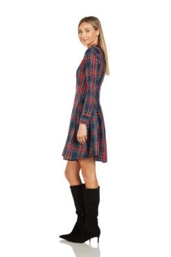 TRACY EMBROIDERED COLLAR TARTAN DRESS -Trish Scully Dresses Outlet Store 139 7 82d5574b 505f 4753 ac0d 0b706ea12d07