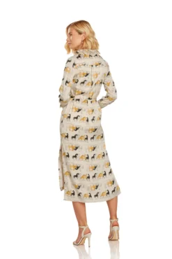 LEA BUTTON DOWN MAXI DRESS EQUESTRIAN PRINT -Trish Scully Dresses Outlet Store 14 3 db2e64f0 2958 46e8 a351 dc14db5d2d91