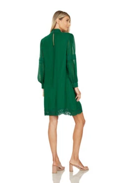 THEODORA SHIFT DRESS EMERALD GREEN -Trish Scully Dresses Outlet Store 142 3