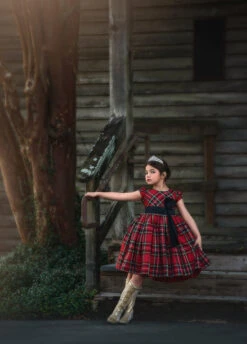 ISLA STEWART TARTAN DRESS 9 ISLA STEWART TARTAN DRESS -Trish Scully Dresses Outlet Store 175 3