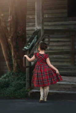 ISLA STEWART TARTAN DRESS 11 ISLA STEWART TARTAN DRESS -Trish Scully Dresses Outlet Store 175 5