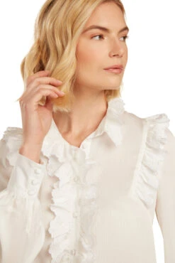 CASSANDRA BLOUSE WINTER WHITE 9 CASSANDRA BLOUSE WINTER WHITE -Trish Scully Dresses Outlet Store 18 3 432d1c61 dfd0 4290 bad2 9a1e6339416e