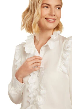CASSANDRA BLOUSE WINTER WHITE 10 CASSANDRA BLOUSE WINTER WHITE -Trish Scully Dresses Outlet Store 18 4 92058984 a7f1 4e49 a3e5 f6952635dff1