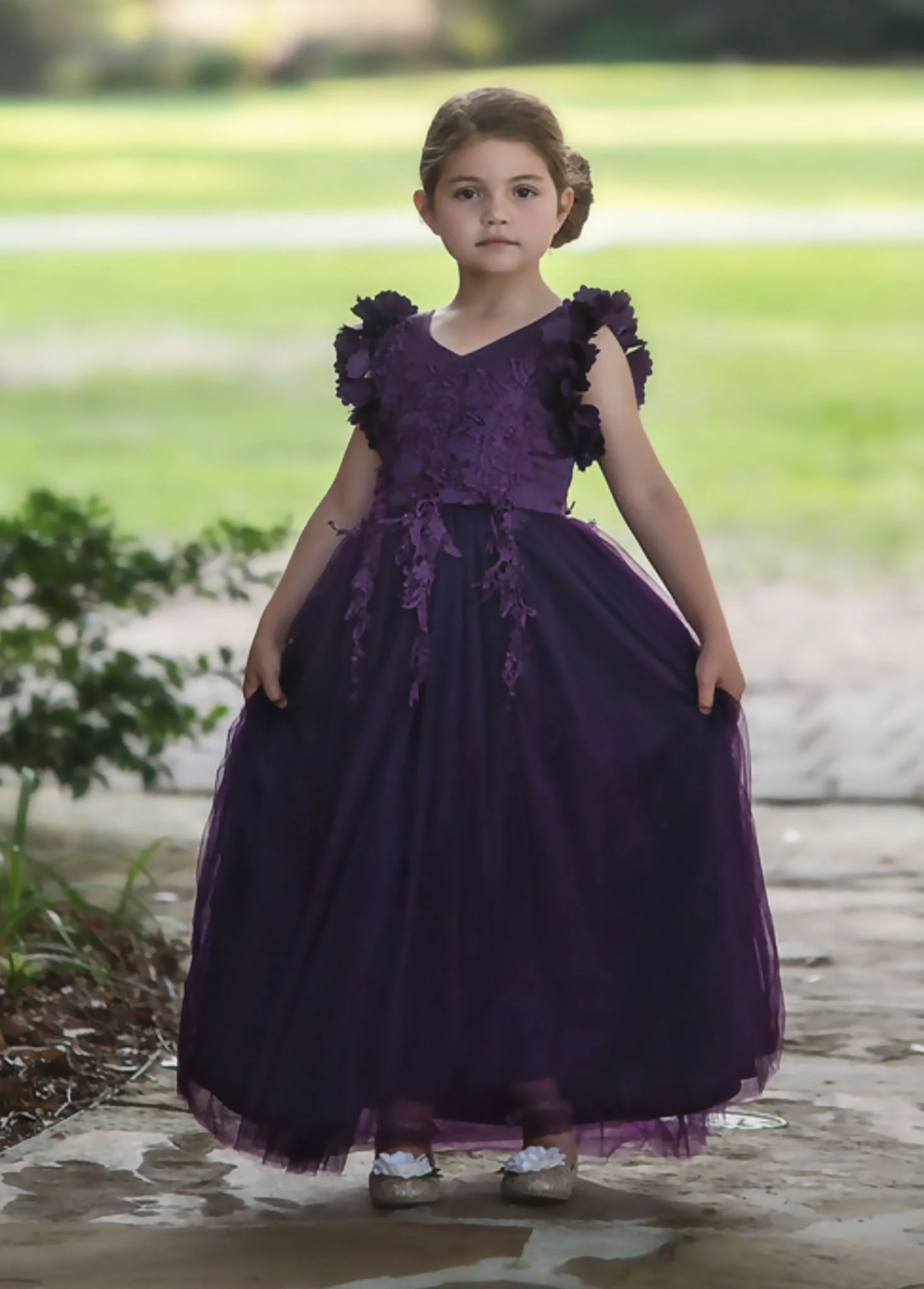 BIANCA GOWN EGGPLANT 1 BIANCA GOWN EGGPLANT