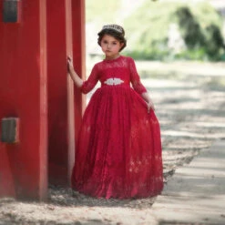 BELLA RAFAELA GOWN & BELT CRIMSON -Trish Scully Dresses Outlet Store 1 4bf40819 58ab 482c abf6 5149d1438338