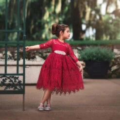 BELLA RAFAELA DRESS & BELT SET-CRIMSON -Trish Scully Dresses Outlet Store 1 d9fe7ed3 575f 43ad aec8 7477fd704961