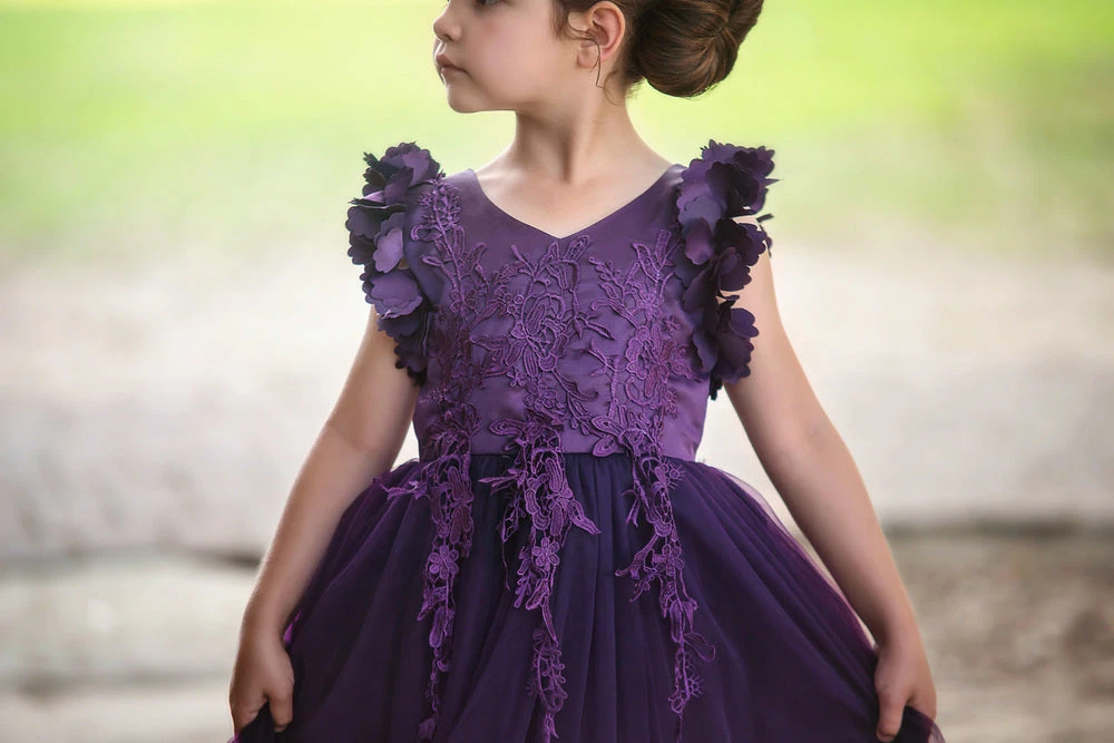 BIANCA GOWN EGGPLANT 6 BIANCA GOWN EGGPLANT - Image 6