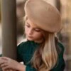 CELESTE BERET CAMEL