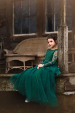 MARIPOSA GOWN EMERALD -Trish Scully Dresses Outlet Store 23 4