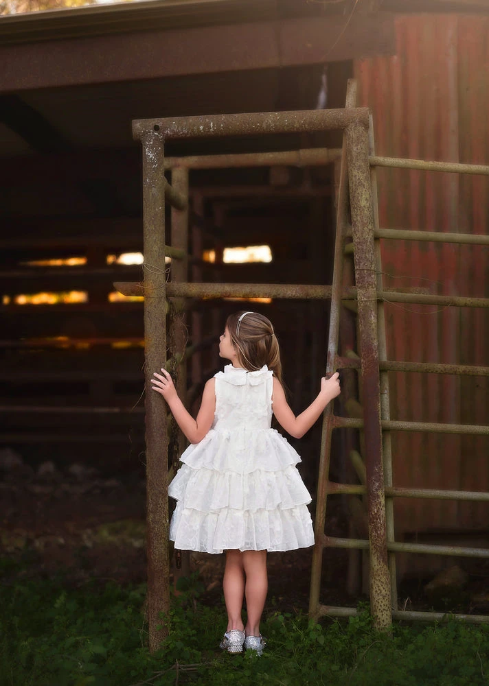 JOELLE DRESS WHITE 7 JOELLE DRESS WHITE - Image 7