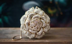 ROSE GOLD CLUTCH -Trish Scully Dresses Outlet Store 28