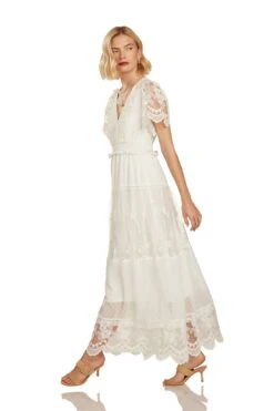 MARJORIE MAXI DRESS WHITE 19 MARJORIE MAXI DRESS WHITE -Trish Scully Dresses Outlet Store 29 1641 WEB