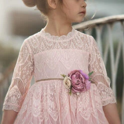 BELLA RAFAELA GOWN & BELT SET PINK -Trish Scully Dresses Outlet Store 2 09bef0d3 384a 4092 87b7 b959b5c9494a