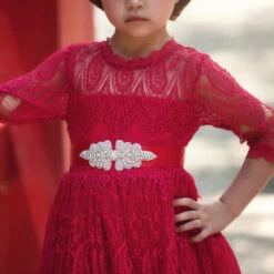 BELLA RAFAELA GOWN & BELT CRIMSON -Trish Scully Dresses Outlet Store 2 314b541e 8f8f 4863 b16f e79815313a18