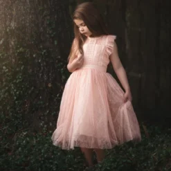 CLARISSA DRESS PEACHY PINK -Trish Scully Dresses Outlet Store 2 739682ef 461a 479e 93ab 87923bd54d8c