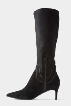 ELEANOR SUEDE BOOT BLACK 12 ELEANOR SUEDE BOOT BLACK -Trish Scully Dresses Outlet Store 3 11