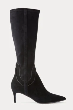 ELEANOR SUEDE BOOT BLACK 11 ELEANOR SUEDE BOOT BLACK -Trish Scully Dresses Outlet Store 3 9