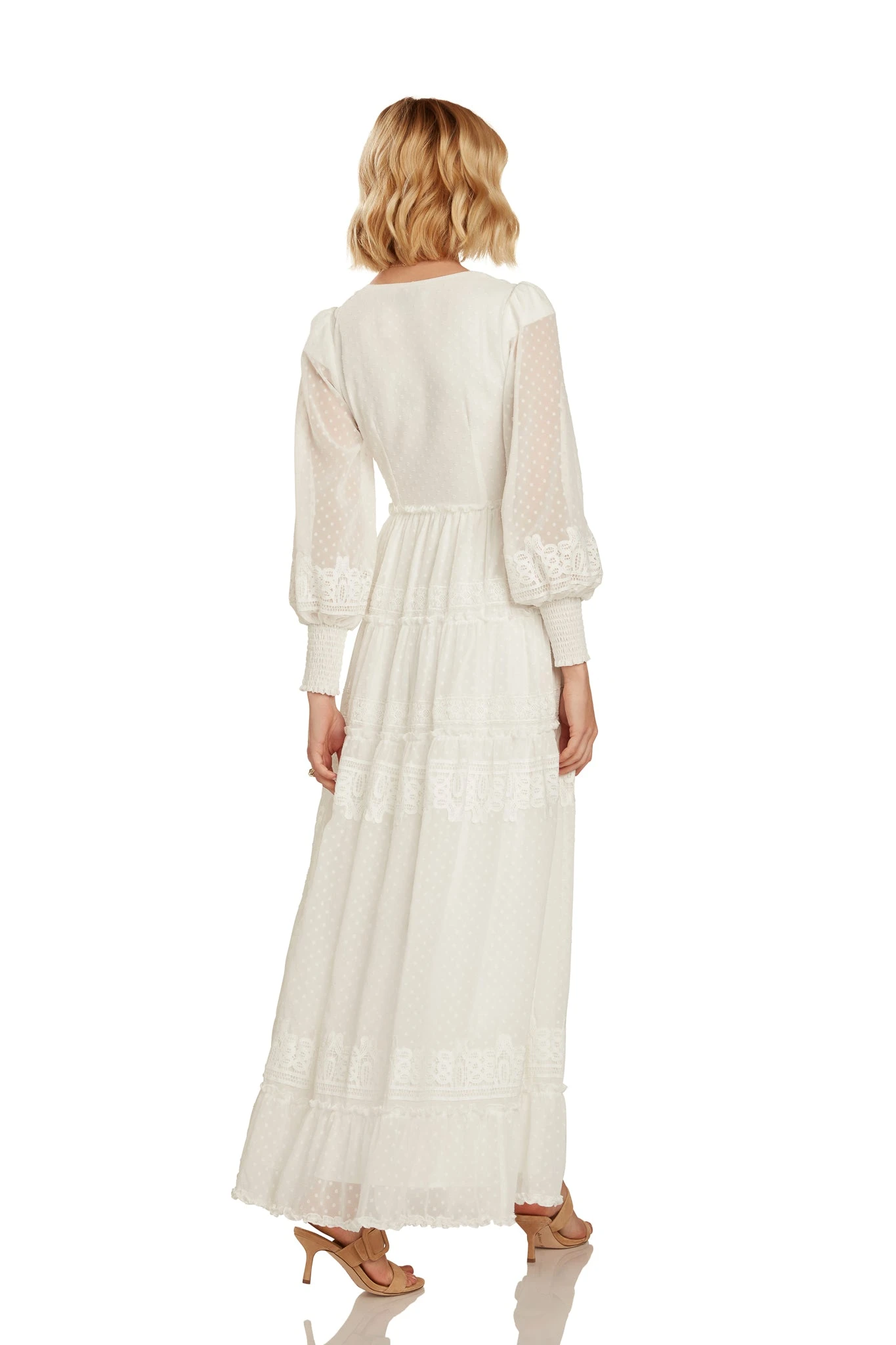 SOFIA MAXI DRESS WHITE 4 SOFIA MAXI DRESS WHITE - Image 4