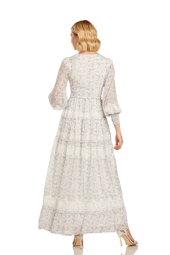 SOFIA MAXI DRESS LAVENDER FLORAL -Trish Scully Dresses Outlet Store 34 1810 WEB