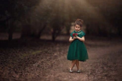 GIOVANNA DRESS EMERALD -Trish Scully Dresses Outlet Store 351 4