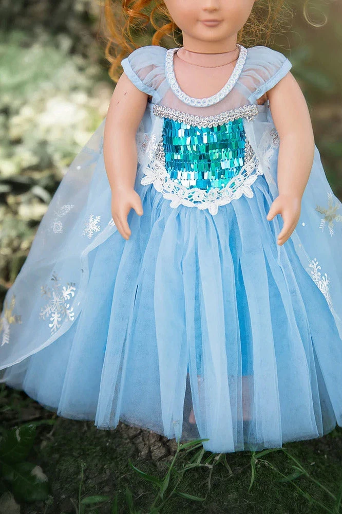 ICE QUEEN DOLL GOWN 2 ICE QUEEN DOLL GOWN - Image 2