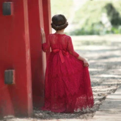 BELLA RAFAELA GOWN & BELT CRIMSON -Trish Scully Dresses Outlet Store 3 20682666 84ed 4478 9a0c 2cd6635e69f3