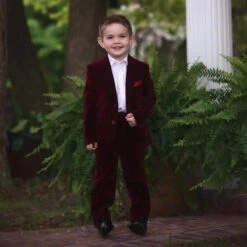 BOYS BARCLAY SUIT BURGUNDY VELVET 3PC SET -Trish Scully Dresses Outlet Store 3 45ea7b80 1c8b 43f7 9218 38132dd1db68