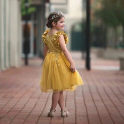 BIANCA DRESS SUNFLOWER -Trish Scully Dresses Outlet Store 3 c9949390 d600 44b6 bd77 5d5fa28c8f9a