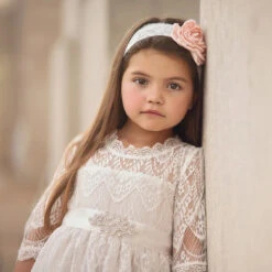 BELLA RAFAELA DRESS & BELT SET- ANTIQUE WHITE -Trish Scully Dresses Outlet Store 3 ca953537 6284 4595 a2d2 b785d22a25a9