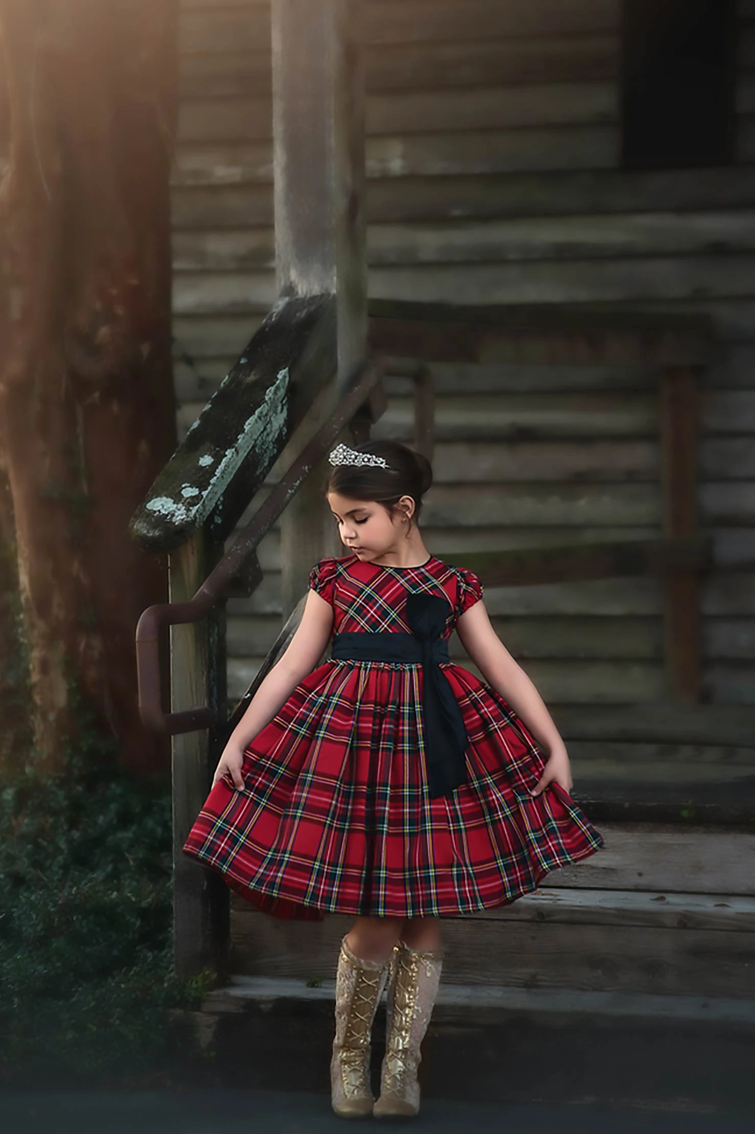ISLA STEWART TARTAN DRESS 7 ISLA STEWART TARTAN DRESS - Image 7