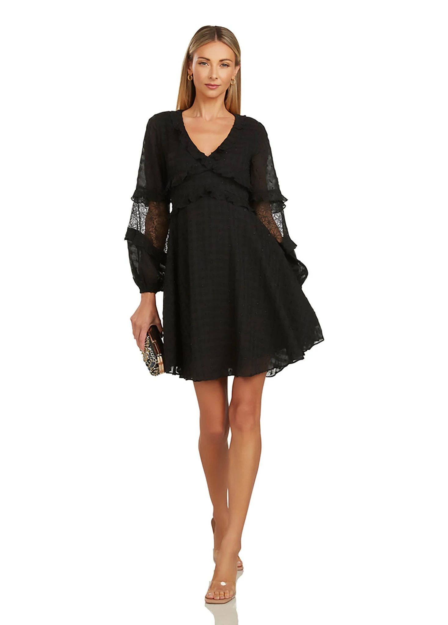 LARA DRESS BLACK 1 LARA DRESS BLACK