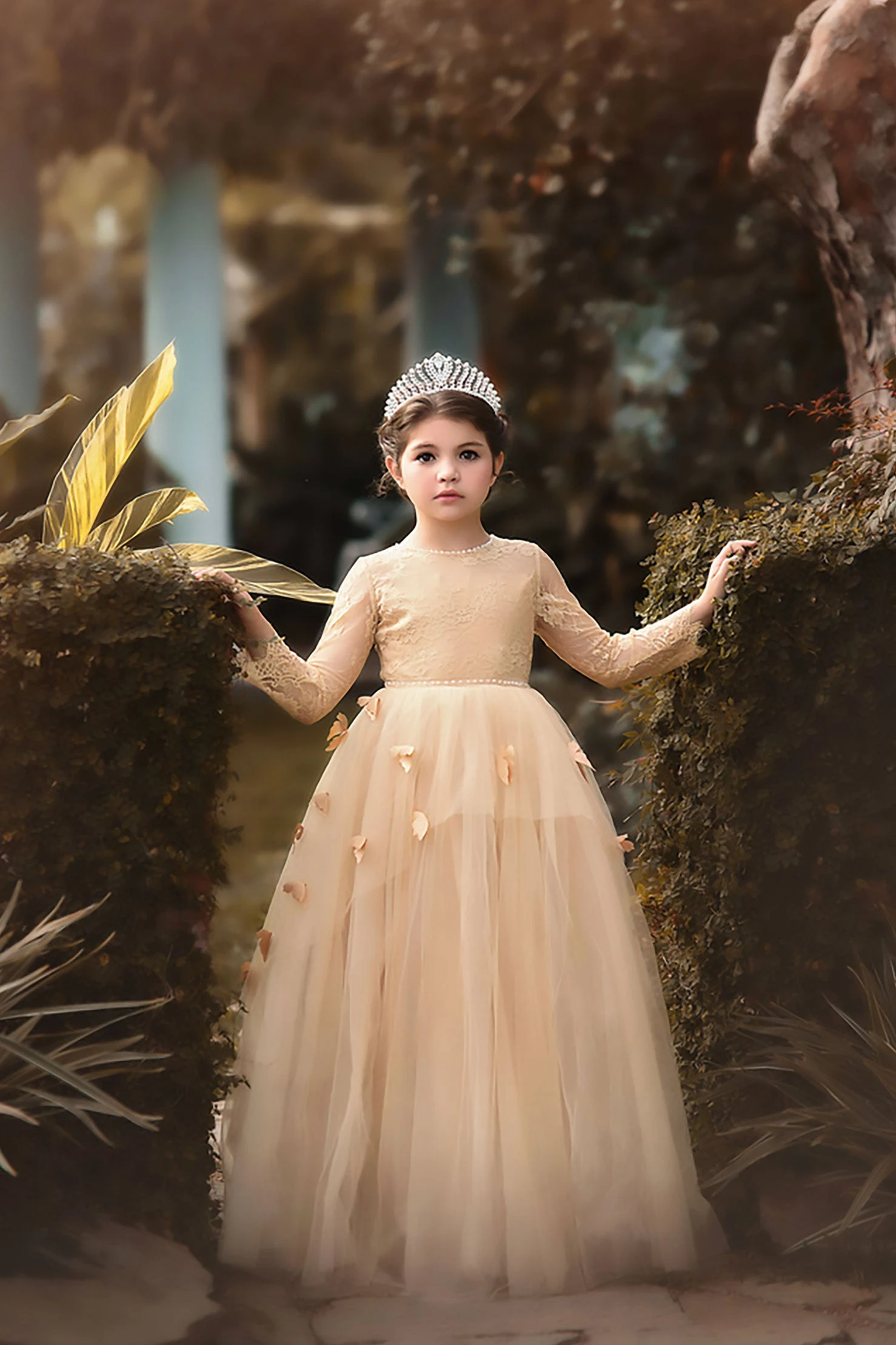 MARIPOSA GOWN CHAMPAGNE 1 MARIPOSA GOWN CHAMPAGNE