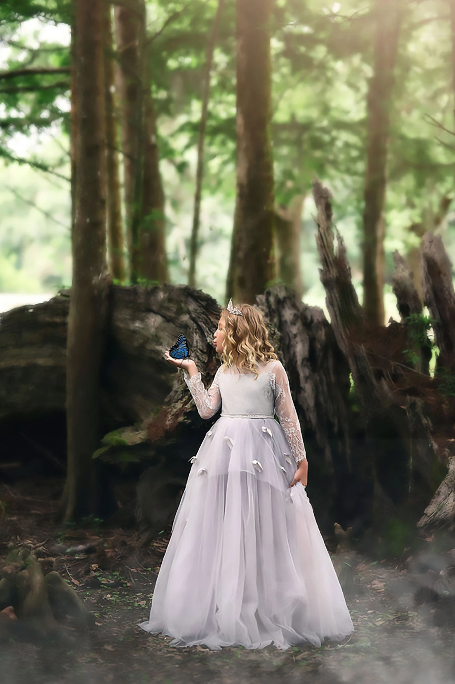 MARIPOSA GOWN SILVER 1 MARIPOSA GOWN SILVER