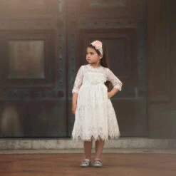 BELLA RAFAELA DRESS & BELT SET- ANTIQUE WHITE -Trish Scully Dresses Outlet Store 5 2768b6df 68a5 4863 812e 72aade89f2ba