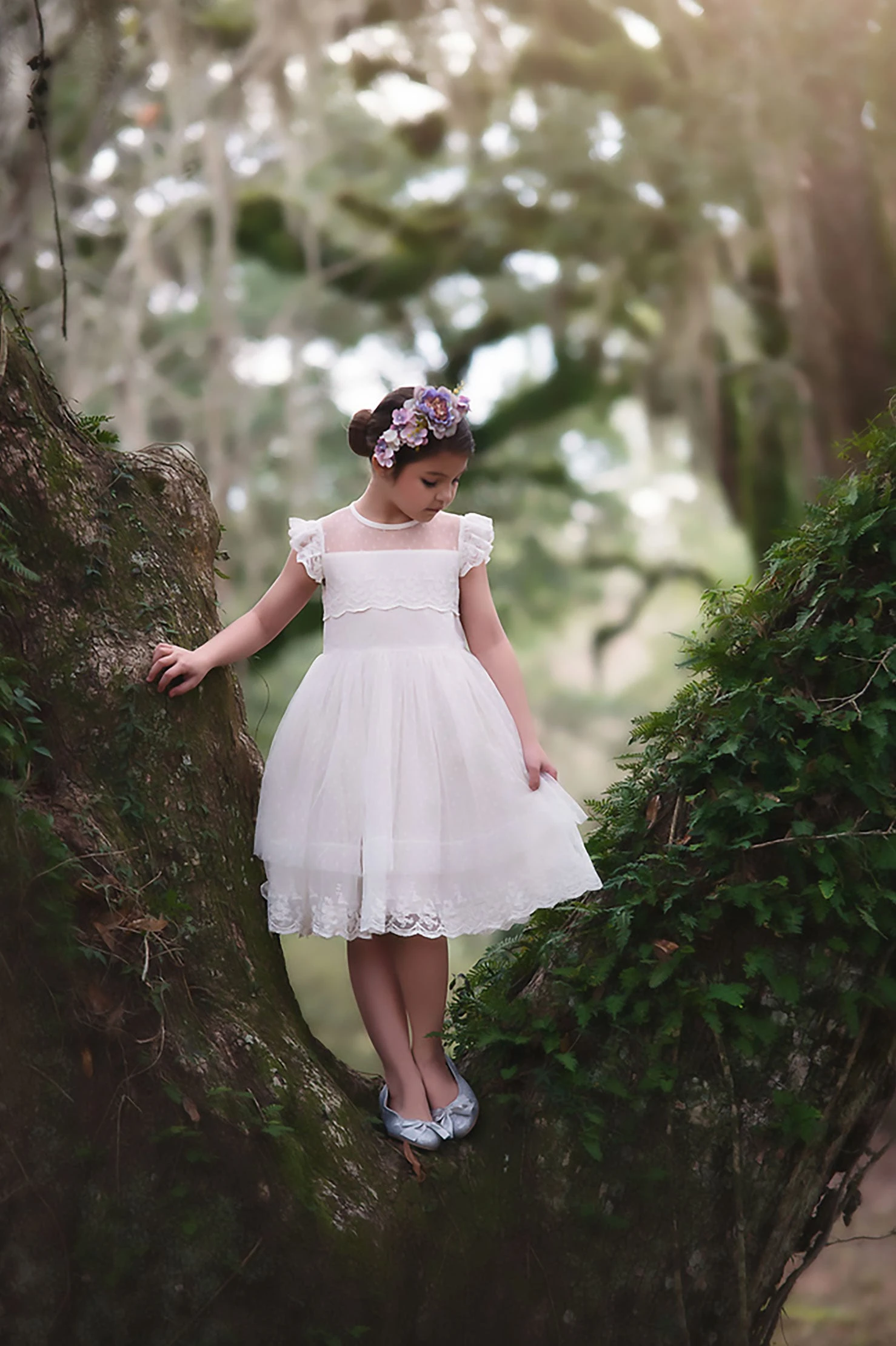 OLIVIA DRESS ANTIQUE WHITE 1 OLIVIA DRESS ANTIQUE WHITE