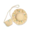 POM-POM HAT & PURSE SET IVORY