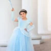 PRINCESS ADELINE GOWN & GLOVES SET BLUE