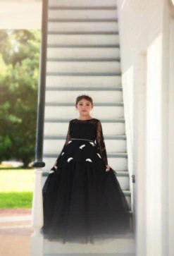 MARIPOSA GOWN BLACK & WHITE -Trish Scully Dresses Outlet Store 64 3 6f572475 1b3a 448f a600 e04cc6af1268