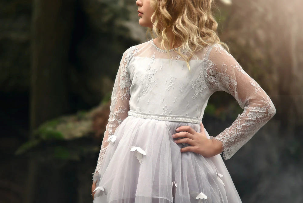 MARIPOSA GOWN SILVER 2 MARIPOSA GOWN SILVER - Image 2