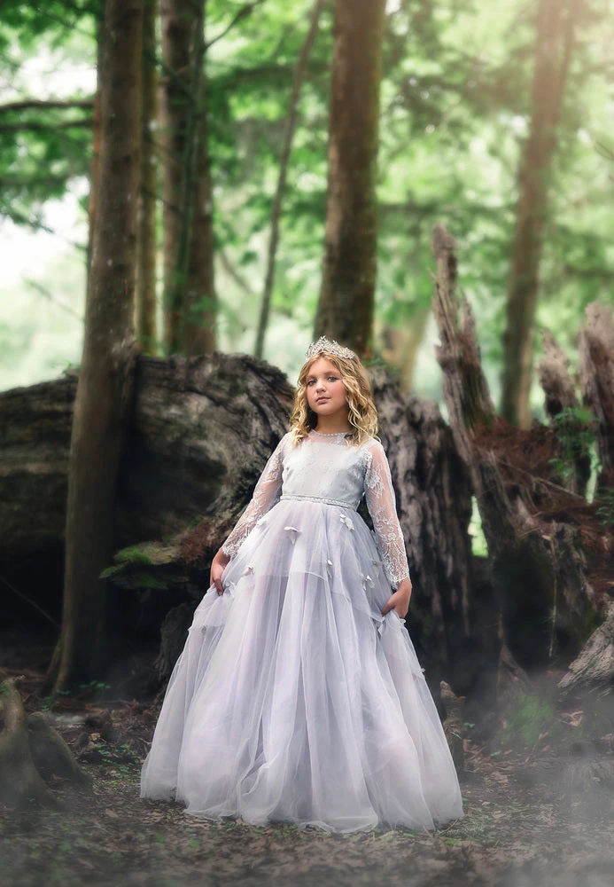 MARIPOSA GOWN SILVER 4 MARIPOSA GOWN SILVER - Image 4