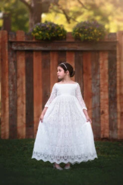 ELLIE GOWN WHITE -Trish Scully Dresses Outlet Store 74 1