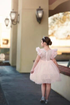 MILLY DRESS SPARKLE PINK -Trish Scully Dresses Outlet Store 80 4