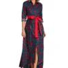CONSTANCE MAXI DRESS NAVY ROSE FLORAL