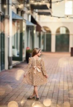 EMMA SEQUIN DRESS GOLD -Trish Scully Dresses Outlet Store EMMAGOLD3