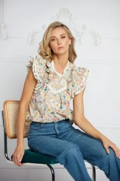 ANTONINE BLOUSE 15 ANTONINE BLOUSE -Trish Scully Dresses Outlet Store EditorialLooks 2175 WEB